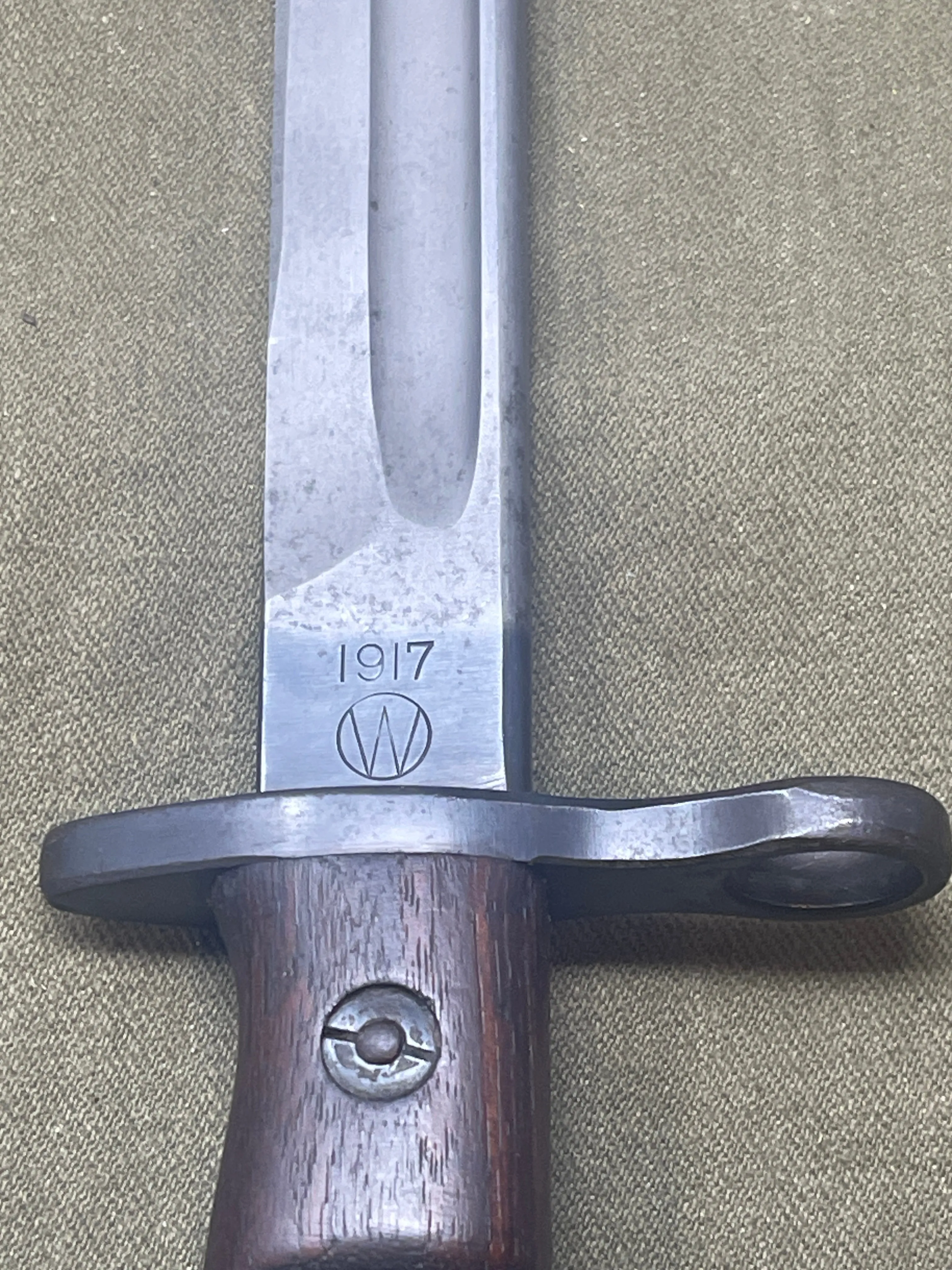 US Army WW1 P17 Winchester Bayonet, M1917.