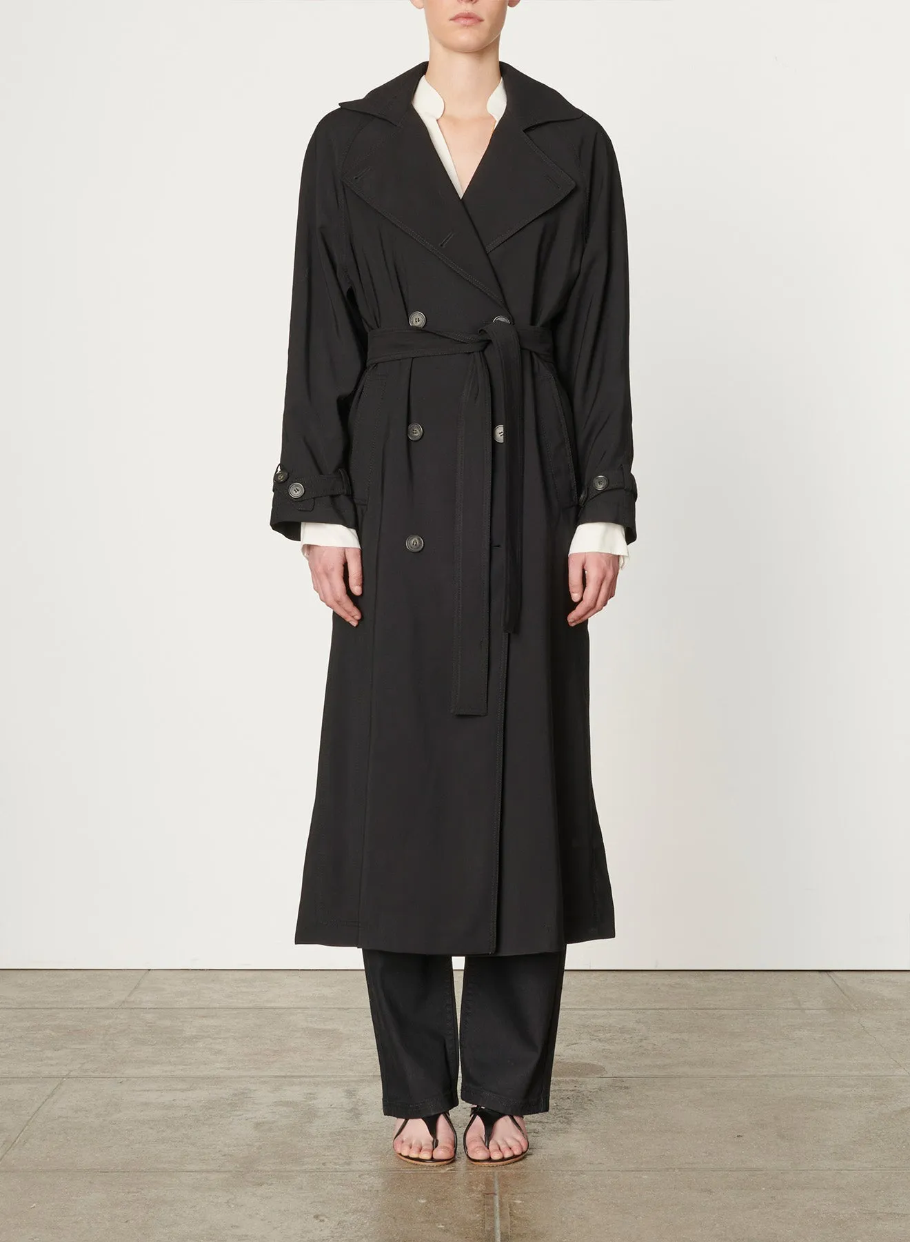 VANESSA BRUNO - Carl Trenchcoat - Black