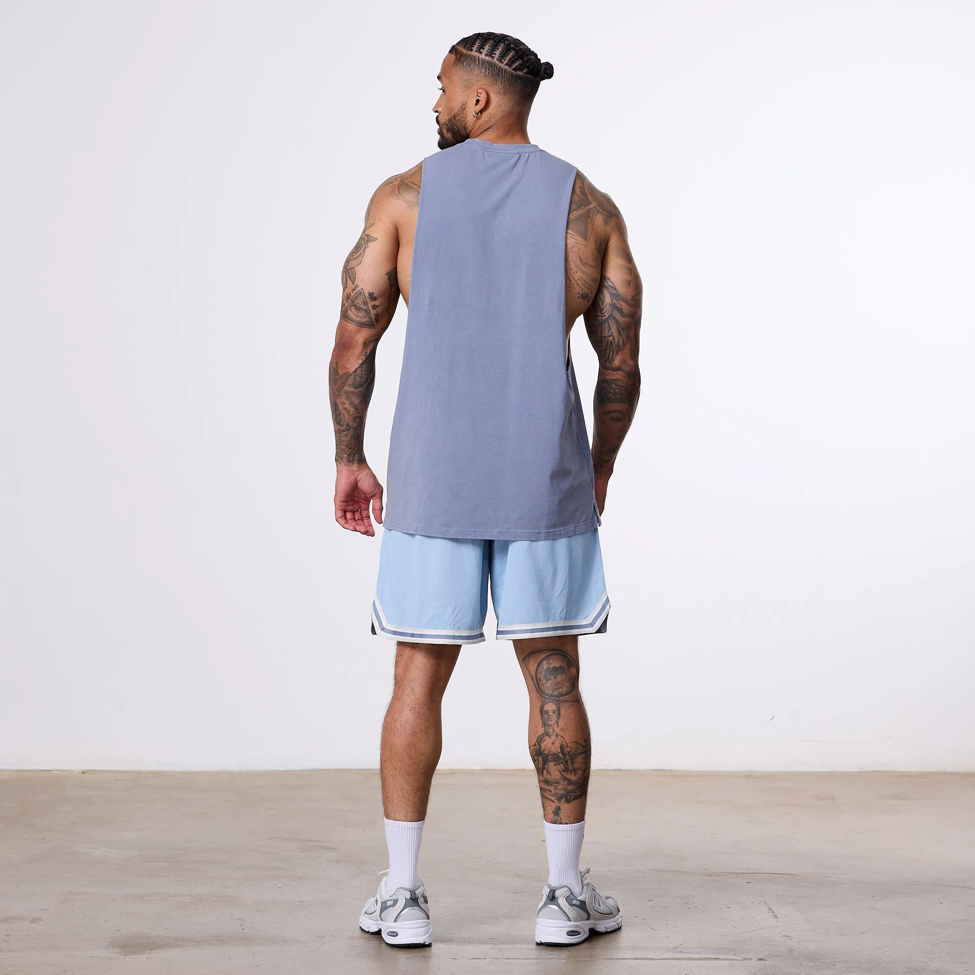 Vanquish Better Than Yesterday Blue Mesh Shorts