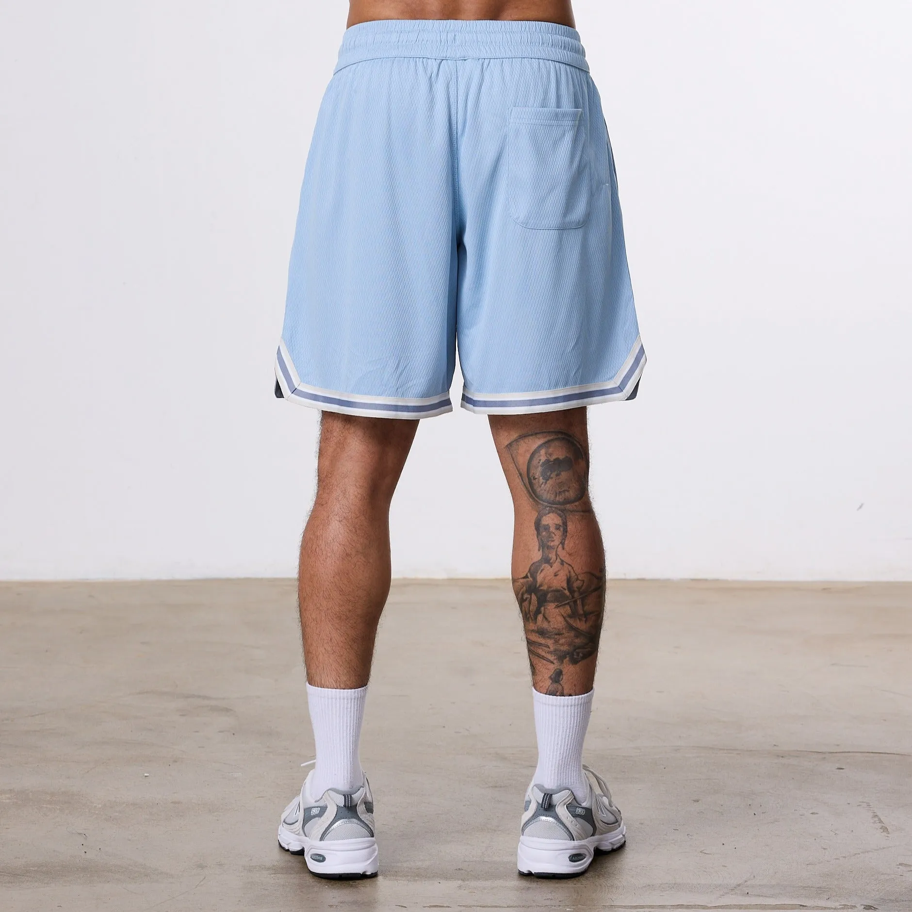 Vanquish Better Than Yesterday Blue Mesh Shorts