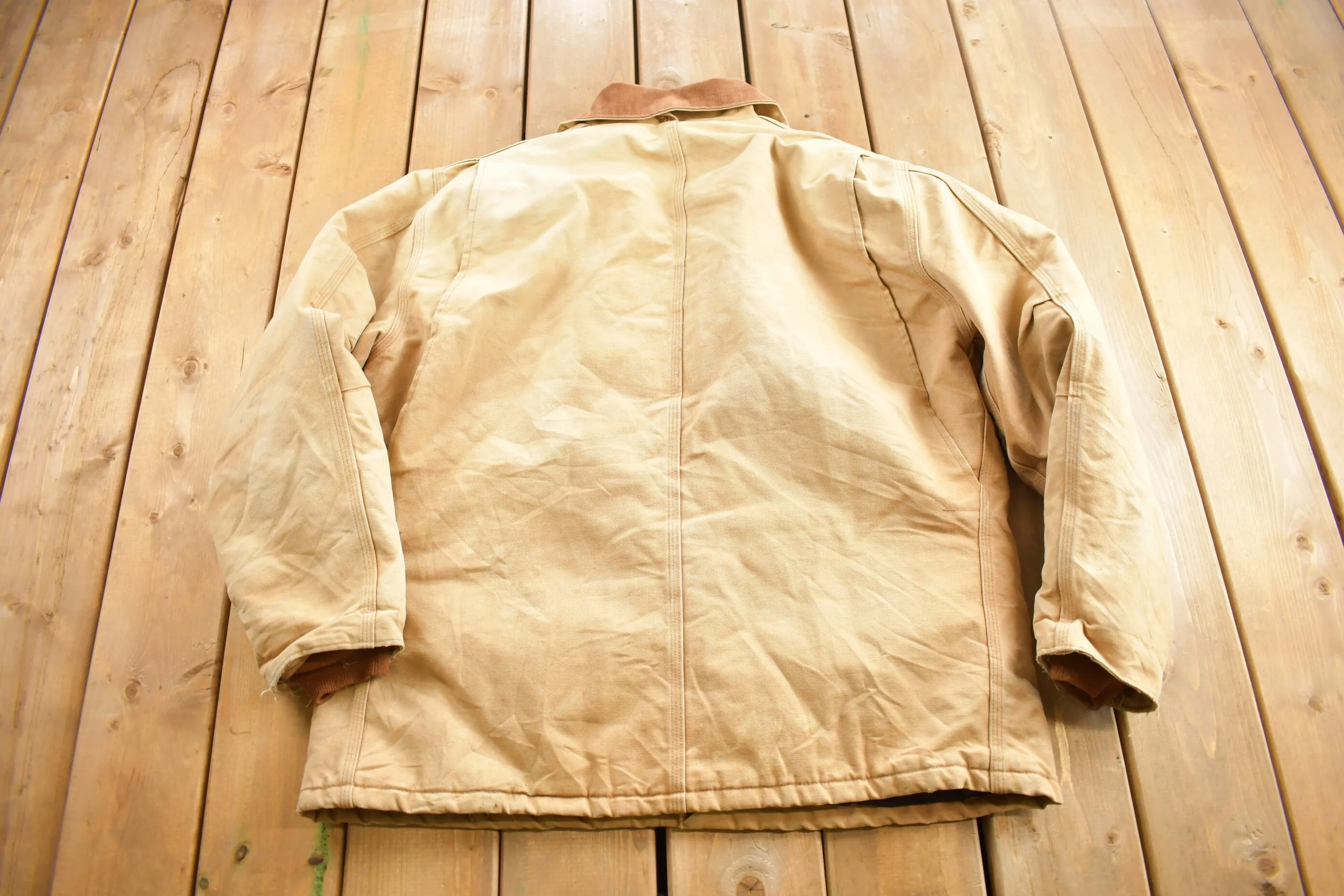 Vintage 1990s Traditional Carhartt Embroidered 'Tony" Work Coat