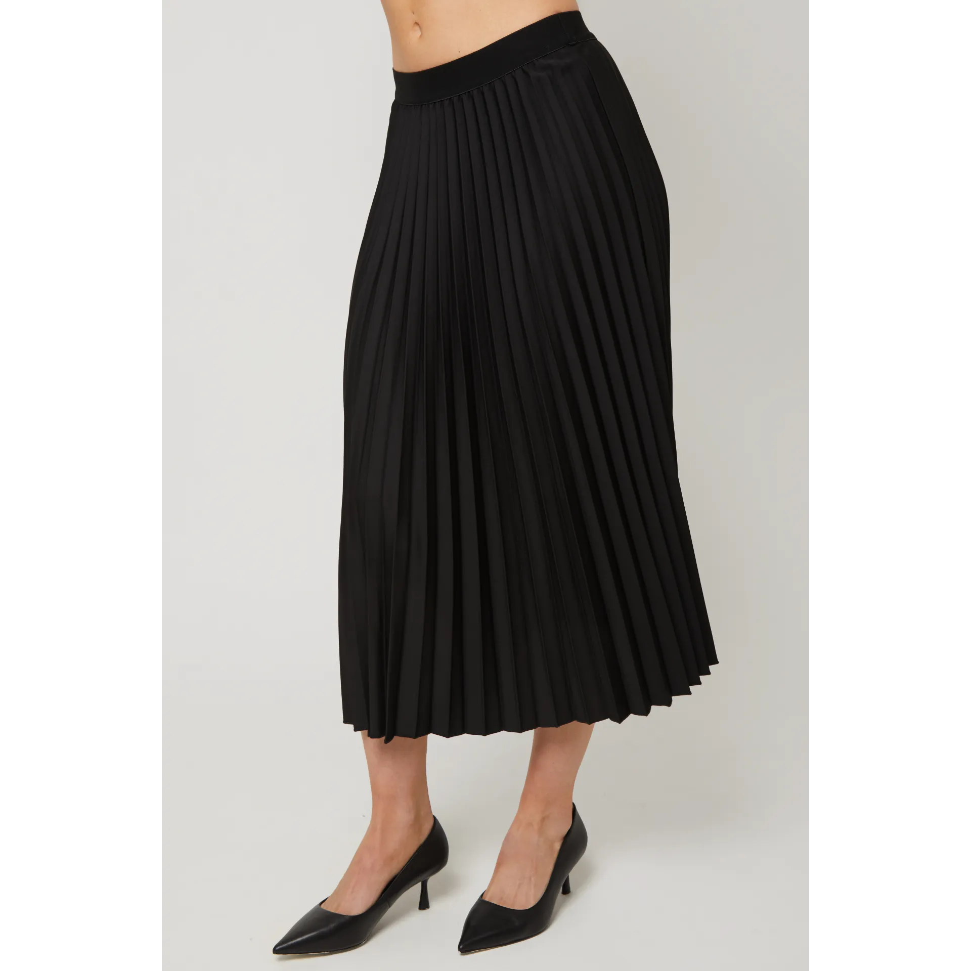 Women's Pleated Midi Skirt