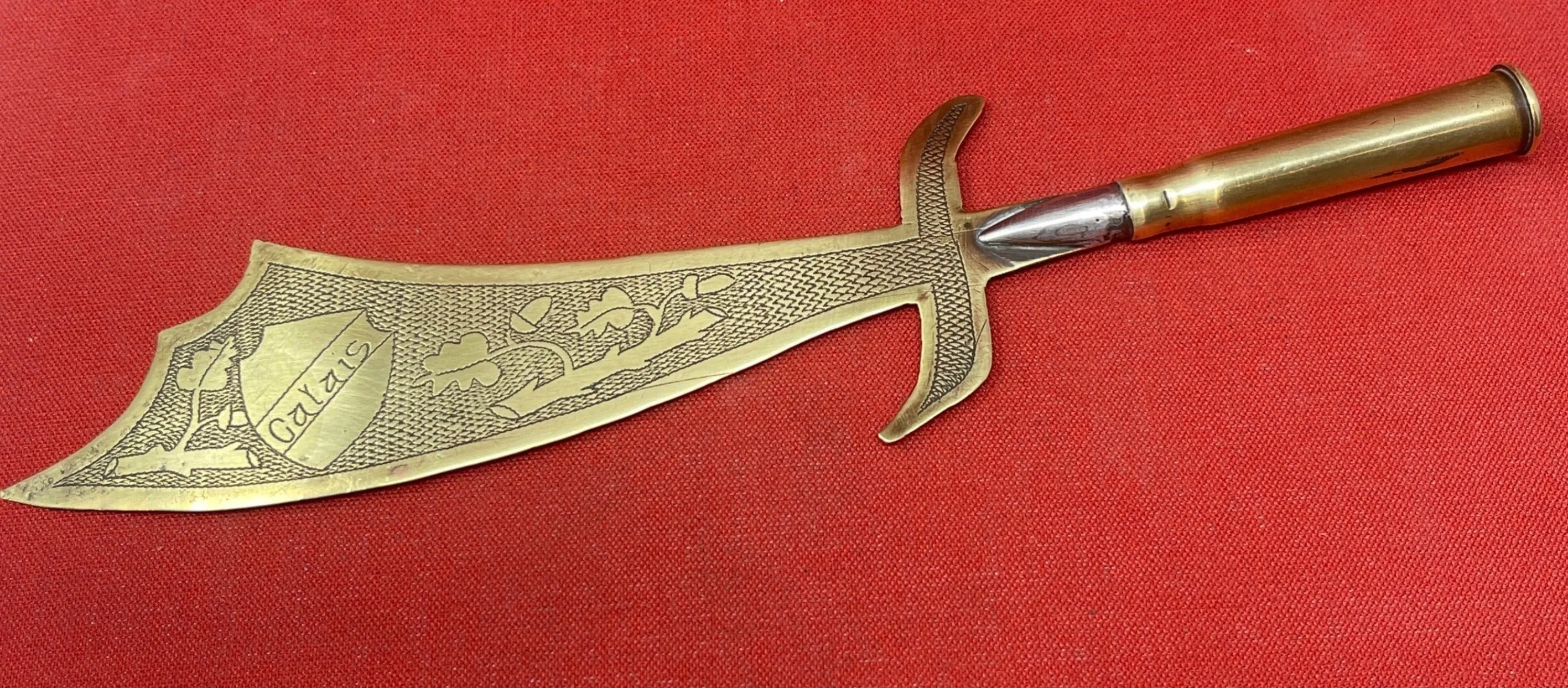 WW1 Trench Art Letter Opener