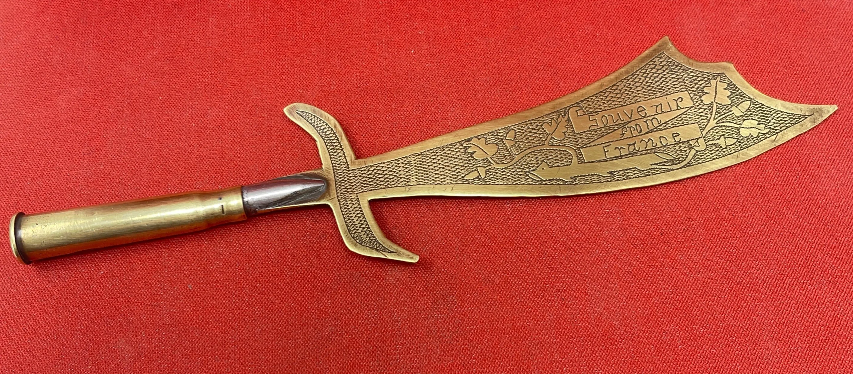 WW1 Trench Art Letter Opener