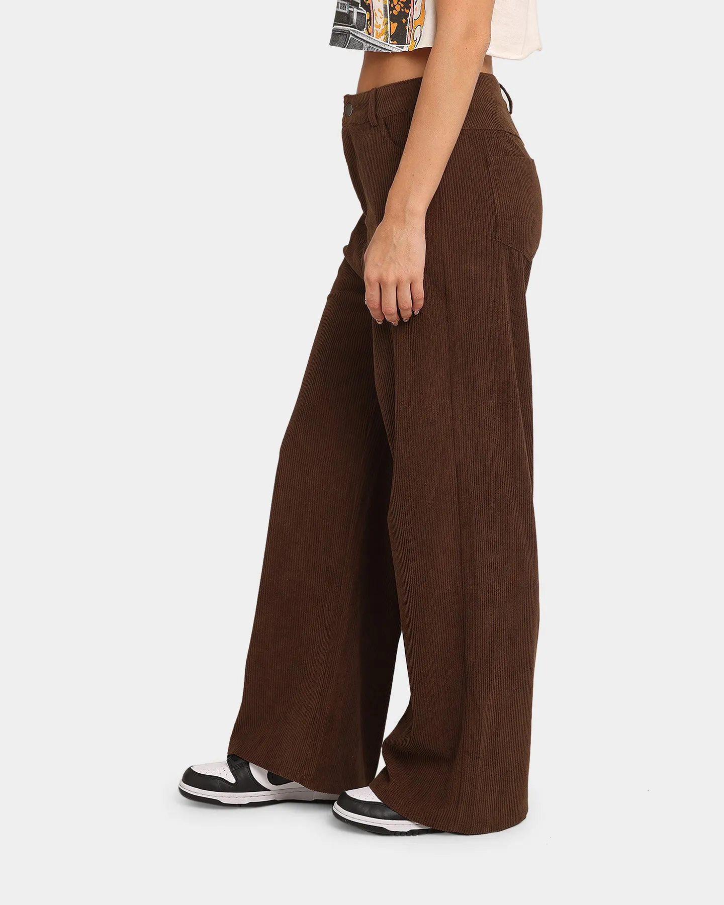 XXIII Women's Kamila Corduroy Pants Chocolate