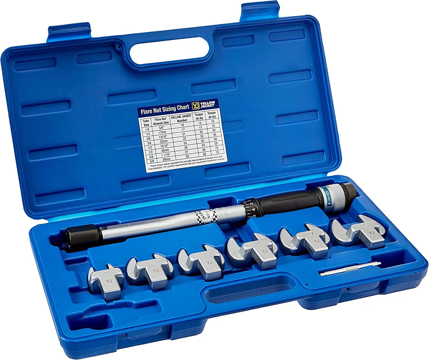 Yellow Jacket 60650 Torque Wrench Kit