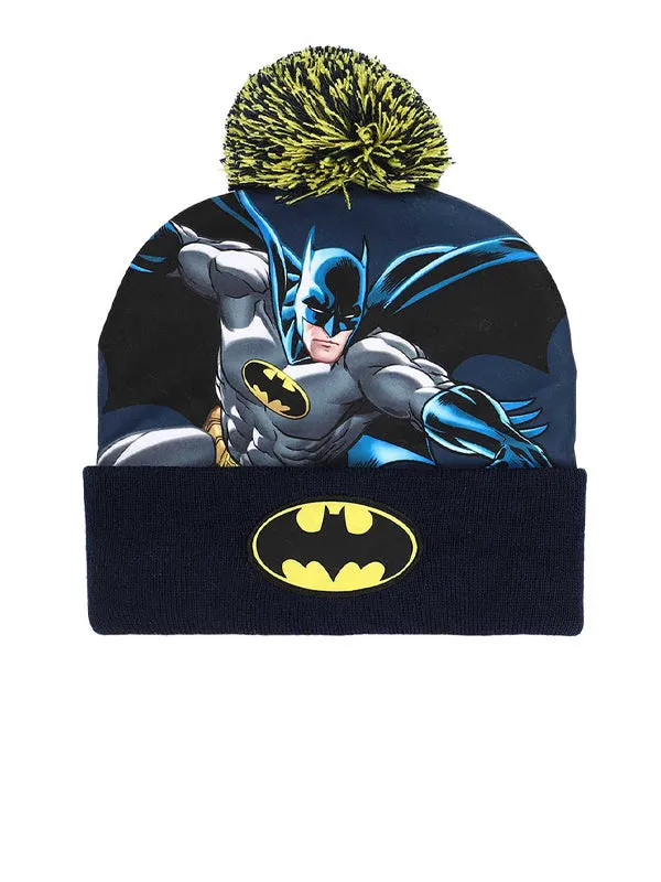 [YOUTH SIZING] Batman Beanie & Gloves Set